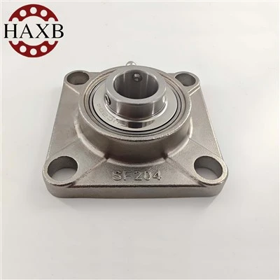 SS UCF204 4-Cuscinetto flangiato del bullone – Albero da 20 mm, vite di fissaggio